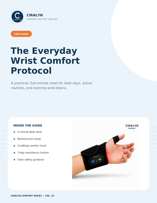 CIRALYN Everyday Wrist Comfort Protocol digital guide cover